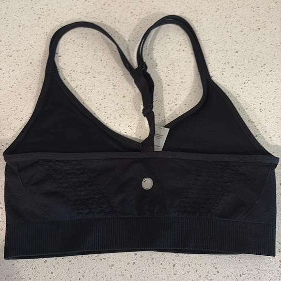 NWOT yogalicious small black bra no wire 1395 - Picture 3 of 4